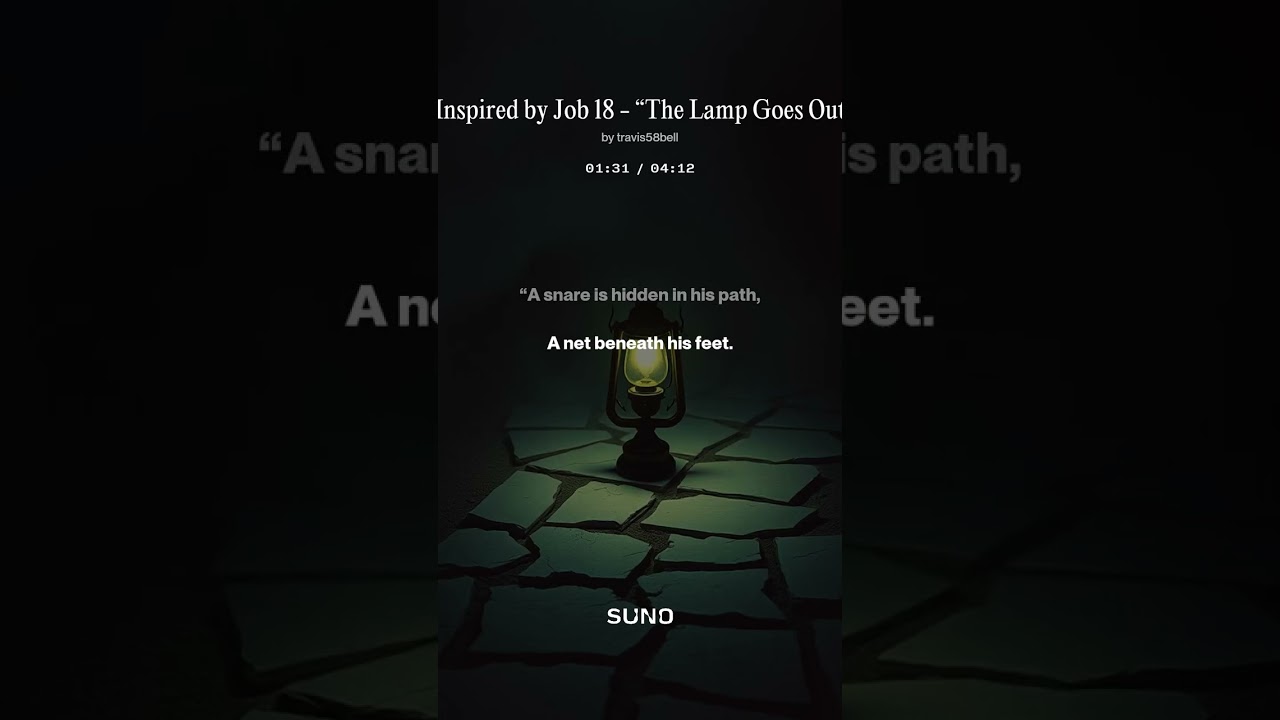 Inspired by Job 18 - “The Lamp Goes Out” - #postgrunge #altrock #heavymetal #biblerock #biblemusic