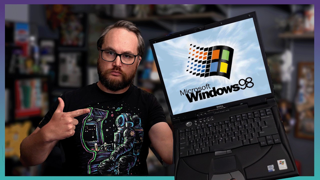 The Hidden Potential of Old Laptops – Windows 98 & DOS Gaming on Dell Inspiron 8100