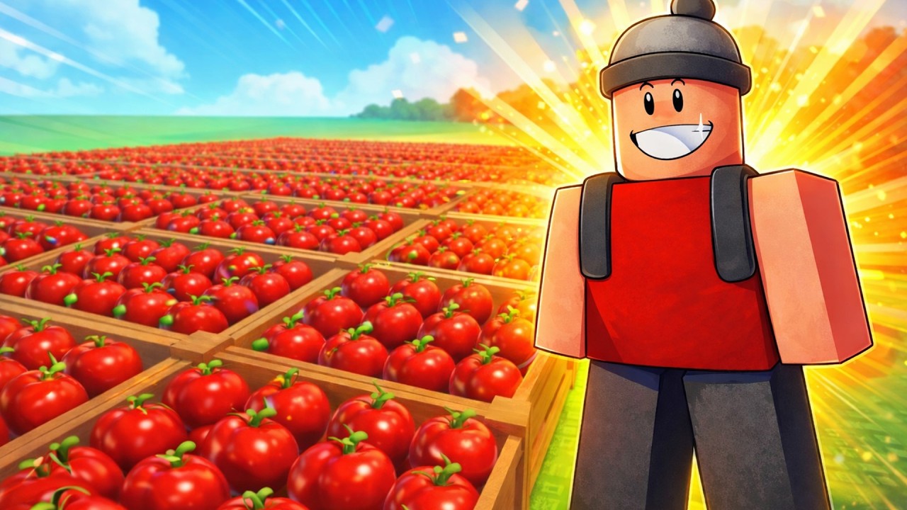 FIQUEI MILIONÁRIO VENDENDO FRUTAS! 🍎 (My Farmer's Market Roblox)