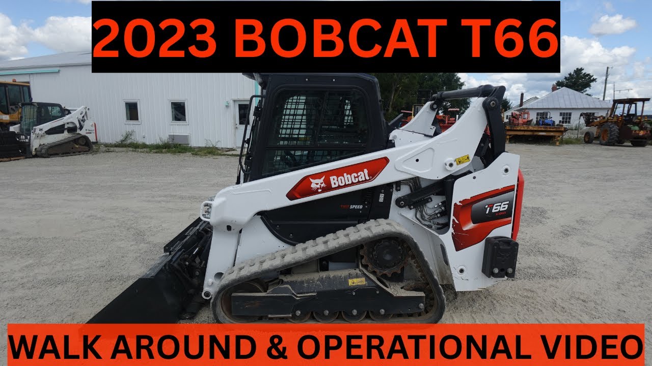 2023 Bobcat T66 Skid Steer Loader Walk Around & Operational Video     49,900