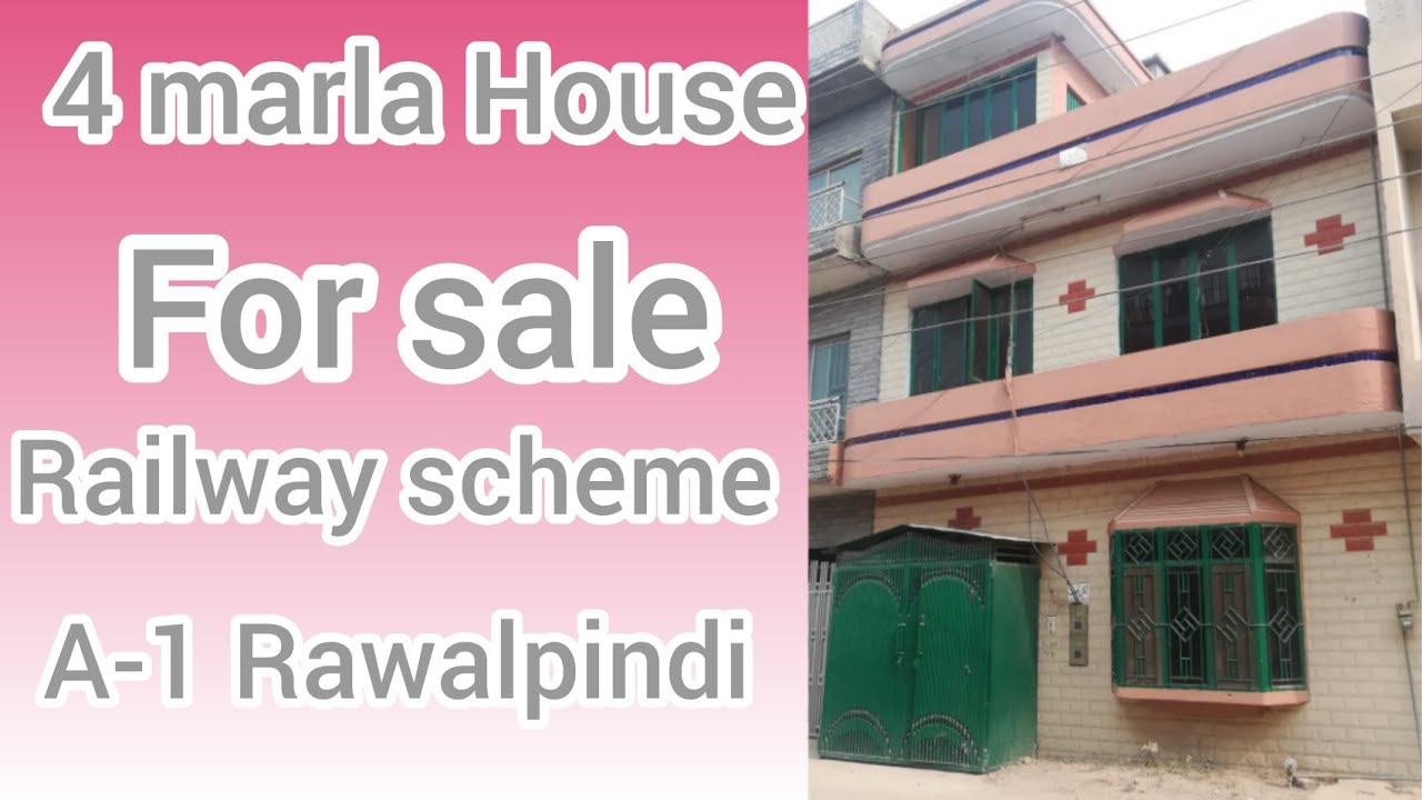 4 marla House for sale Railway scheme 1-A rawalpindi