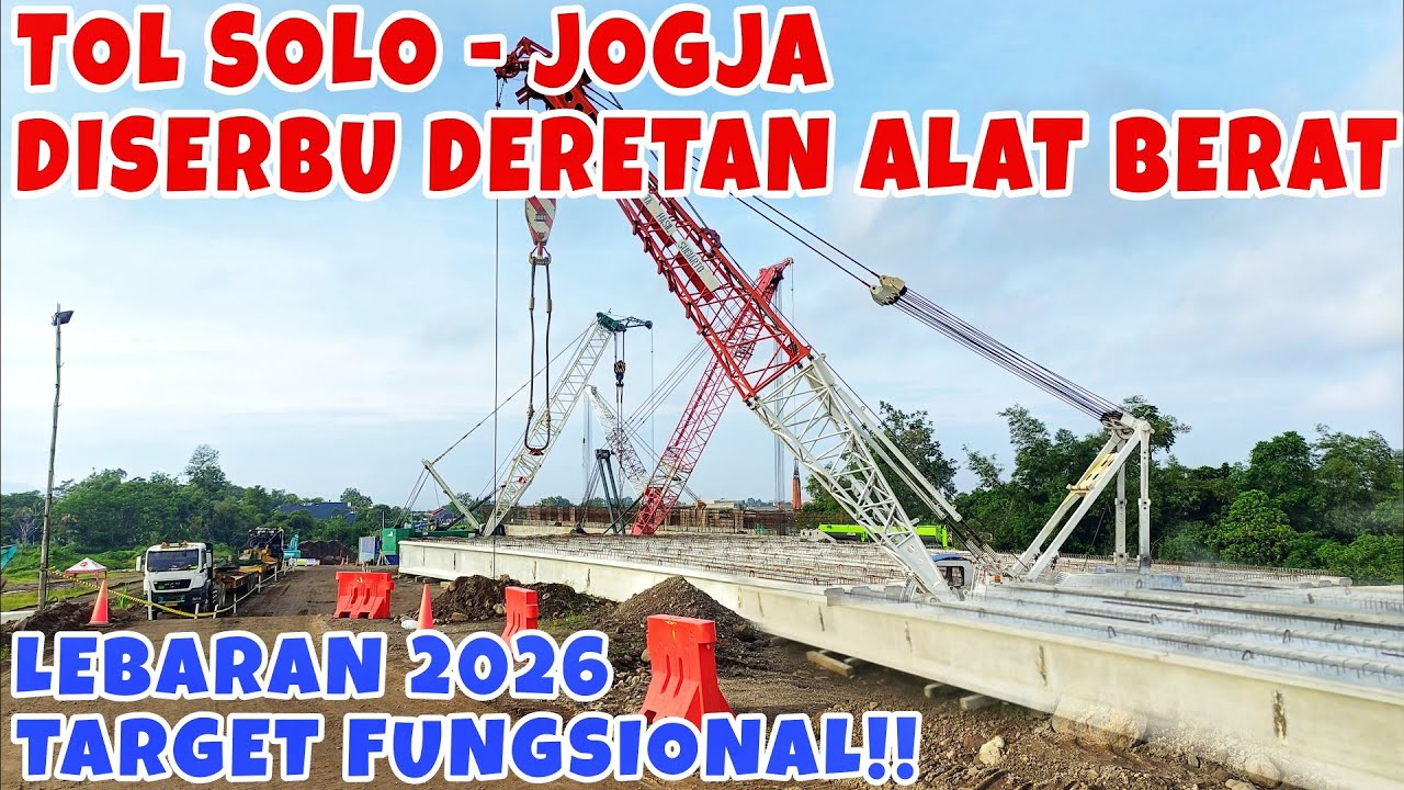 MENJELANG FUNGSIONAL RUAS PURWOMARTANI‼️Progres Pengecoran Tol Solo - Jogja