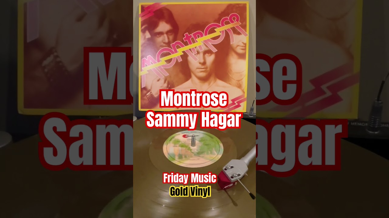 Montrose Sammy Hagar Bad Motor Scooter Gold Vinyl #fridaymusic #sammyhagar #newmusic #vanhalen #rock