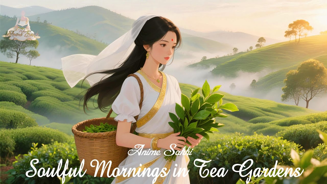 Aesthetic Anime Life in the Munnar Hills | Cooking Meen Curry and Kappa | Ghibli style