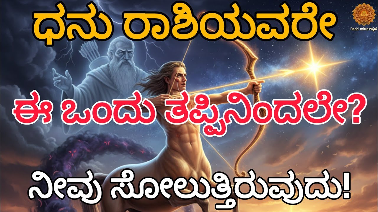 ಧನು ರಾಶಿಯವರಿಗೆ ಯಾಕೆ ಯಾವಾಗಲು ಸೋಲು?😔 ಅವರ ನೋವಿನ ಹಿಂದೆ ಇರುವ ಕಹಿ ಸತ್ಯ 🏹