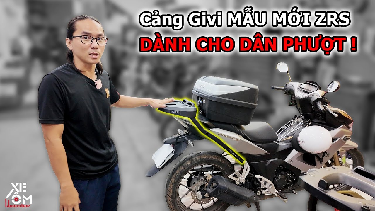 Review Cảng Givi ZRS Cho Xe Winner X CHỊU TẢI 7KG - Xe &Ocirc;m Workshop