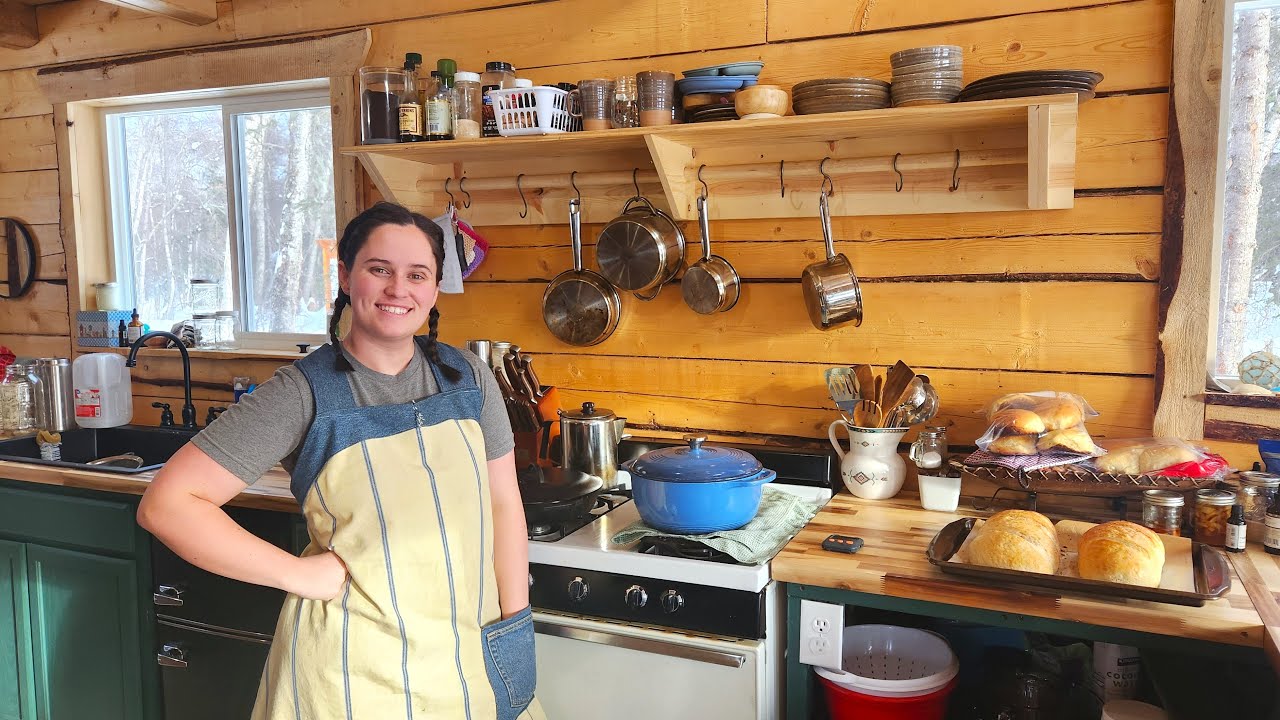 Cooking From Scratch in the Off-Grid Cabin | Make Ahead Meals & Using Our Canned Goods