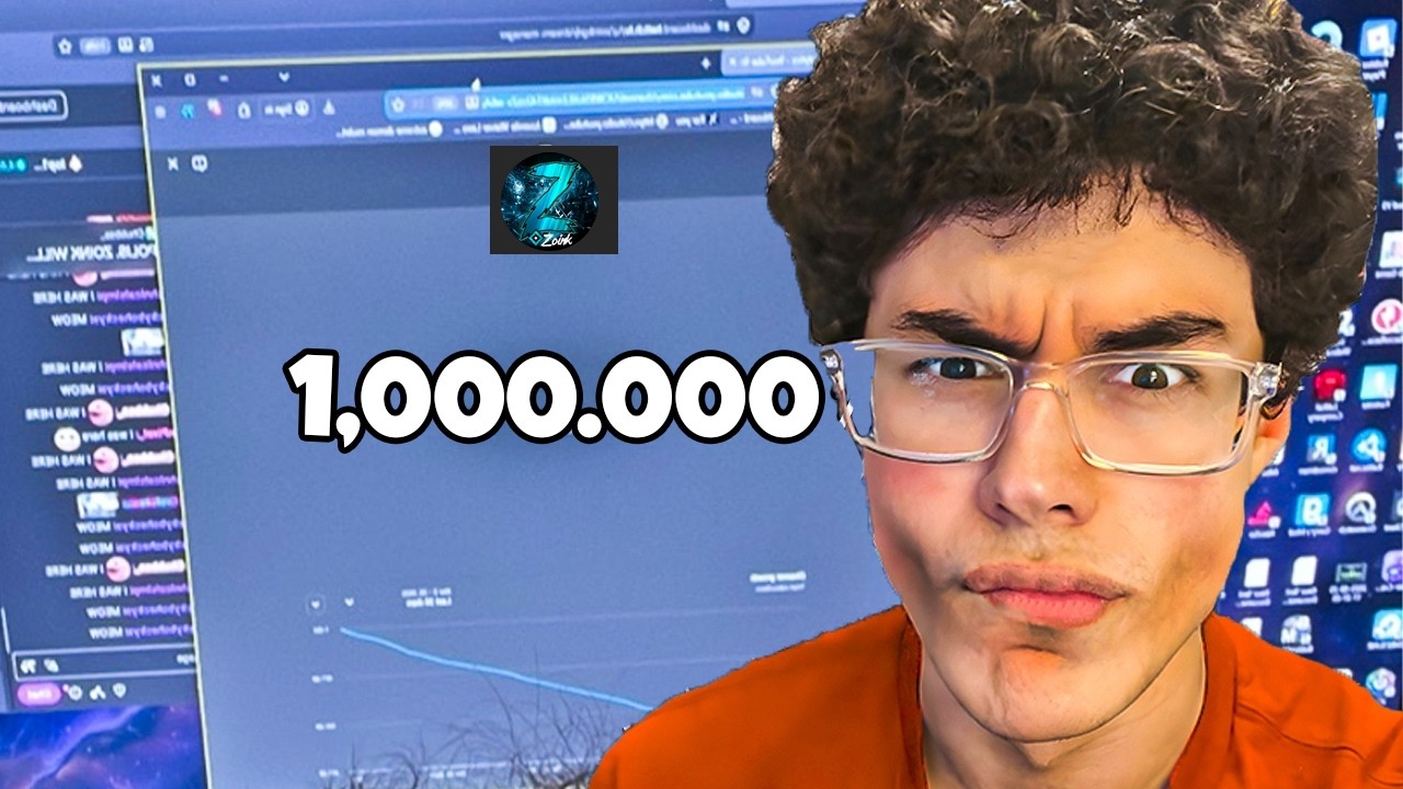 Момент, когда я достиг отметки в 1 000 000 подписчиков!