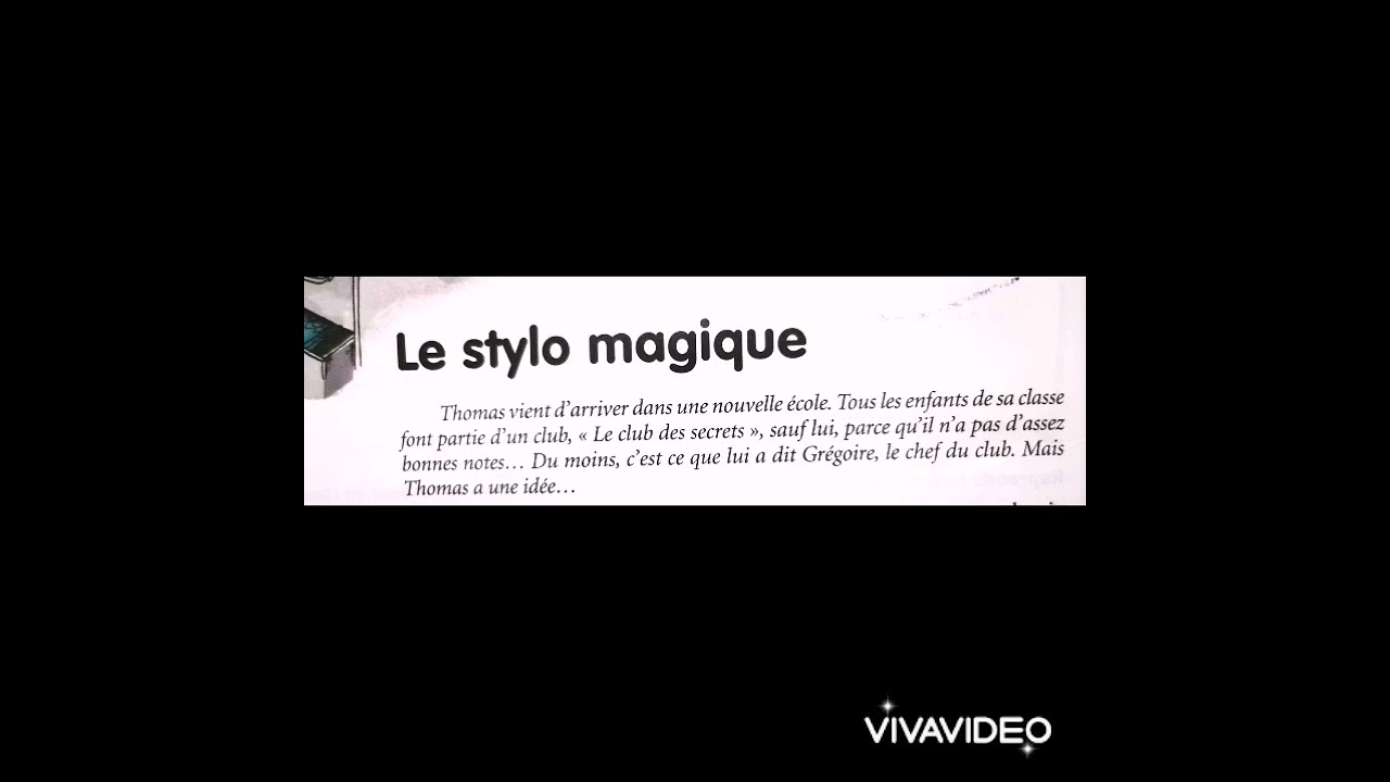 Le stylo magique l'île aux mots 4ème primaire page 16