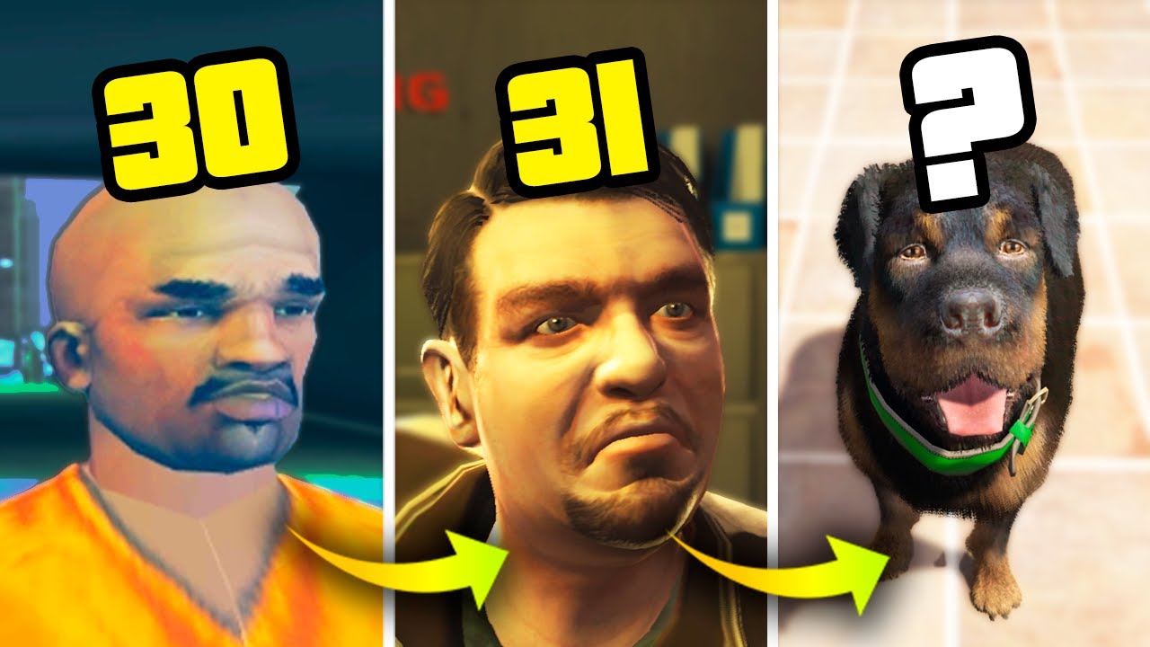 BEST FRIEND AGE In GTA Games (Evolution)