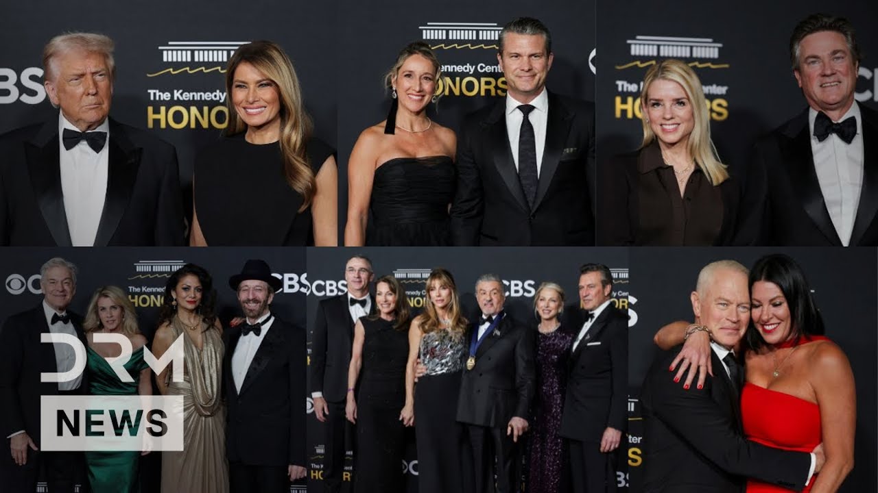 FULL RED CARPET: Trump, Hegseth, Bondi Join KISS, Stallone, Gaynor at Kennedy Center Honors | AA1B