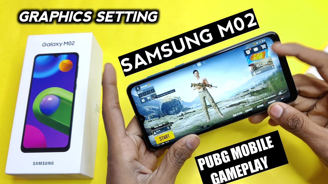 Samsung Galaxy M02 Pubg Gameplay Test, Graphics Setting | Samsung M02 Pubg Test