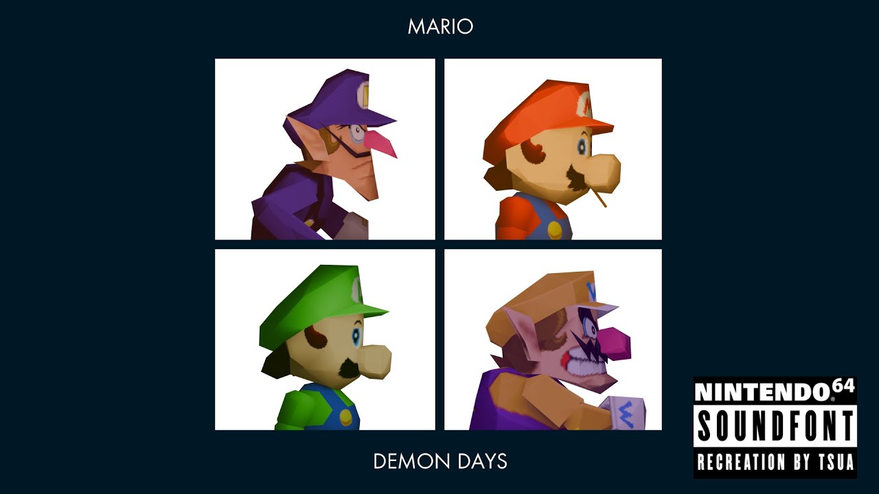 Gorillaz - Demon Days but it's in the Mario 64 Soundfont