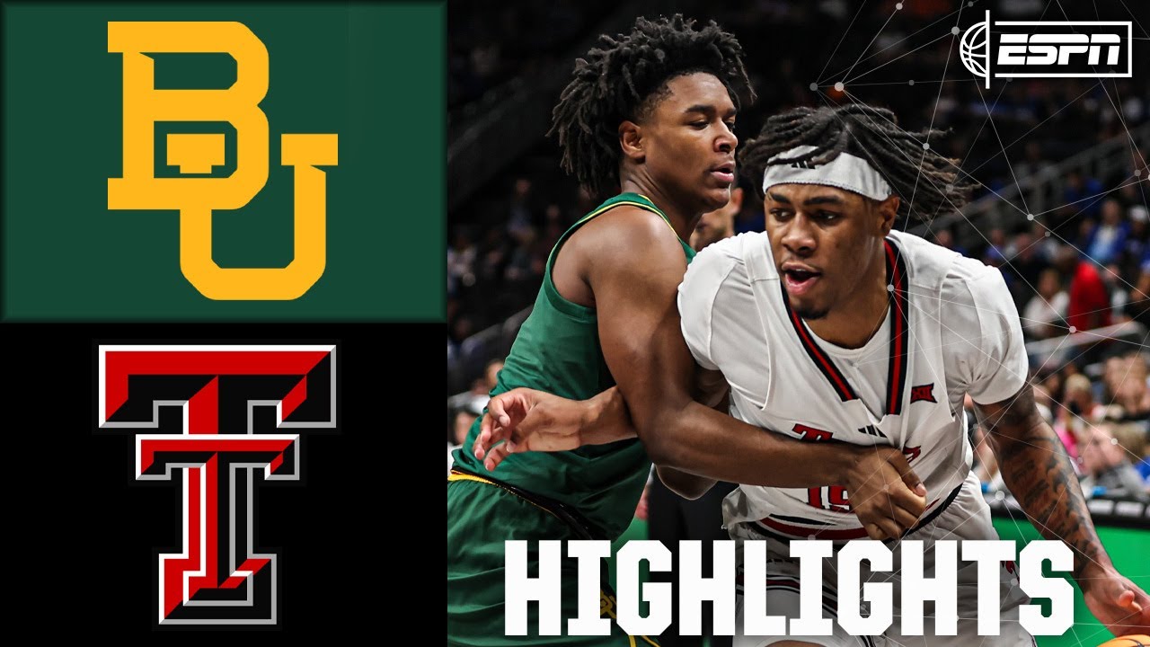 Big 12 Quarterfinal: Baylor Bears vs. Texas Tech Red Raiders | Full Game Highlights | ESPN CBB