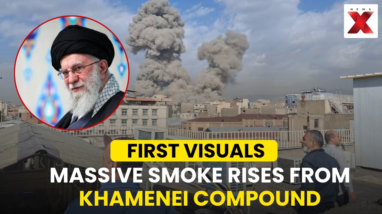 KHAMENEI COMPOUND IN FLAMES: Multiple Explosions Rock Khamenei&rsquo;s Tehran Compound | First Visuals