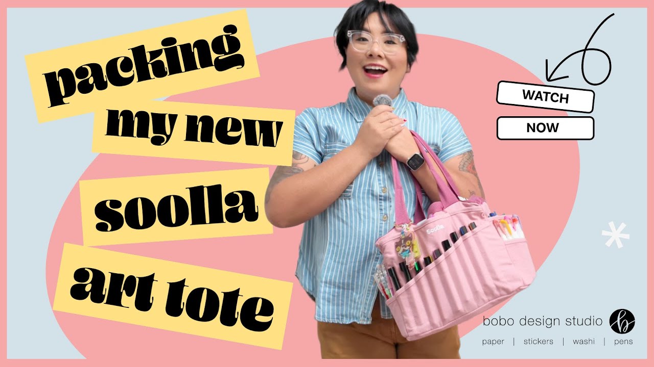 Обзор и упаковка моей художественной сумки Soolla Art Tote With Me — Что в моей сумке — Канцелярс...