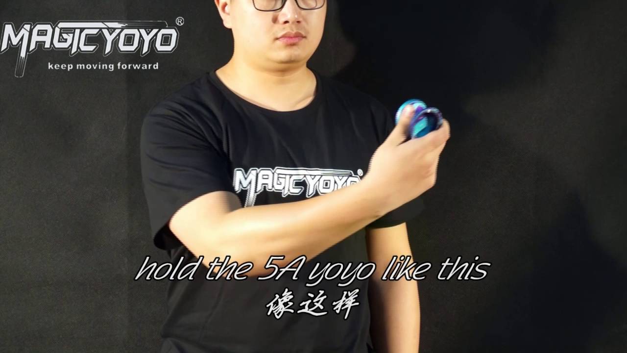 Magicyoyo Present YoYo Tutorial 5A 02 Hold the 5A yoyo
