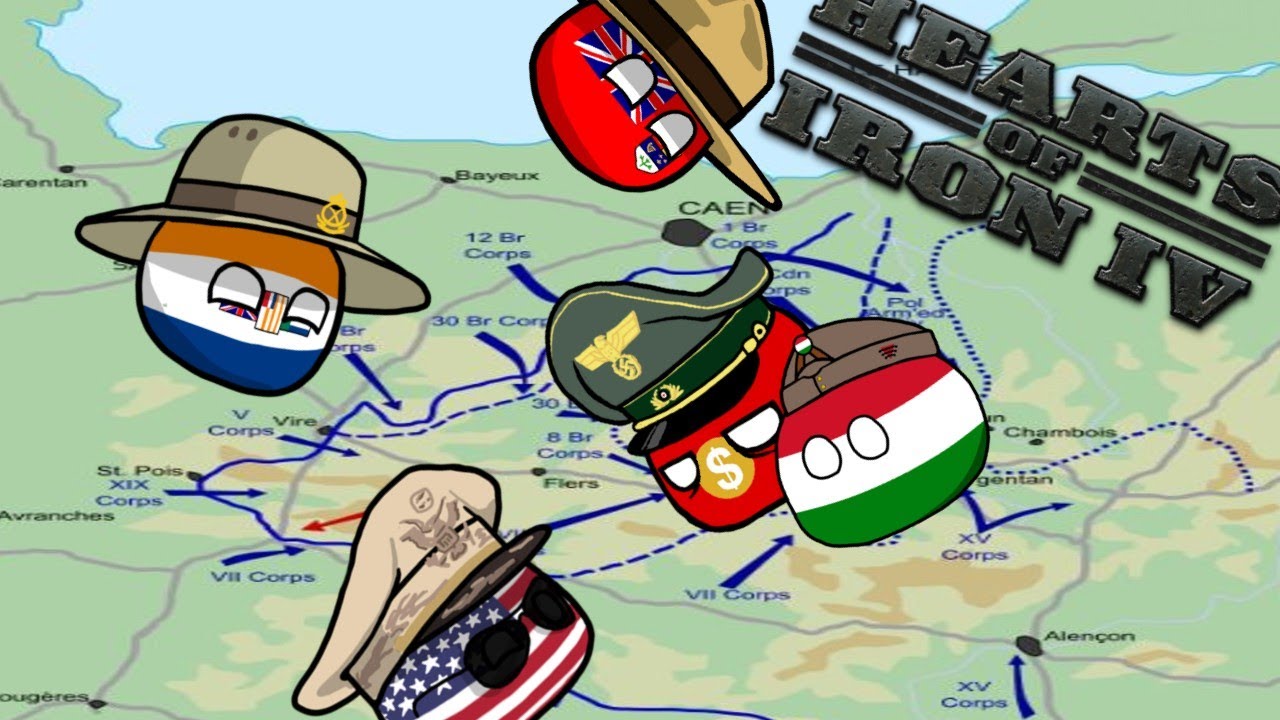 The Falaise Pocket - Hoi4 MP In A Nutshell