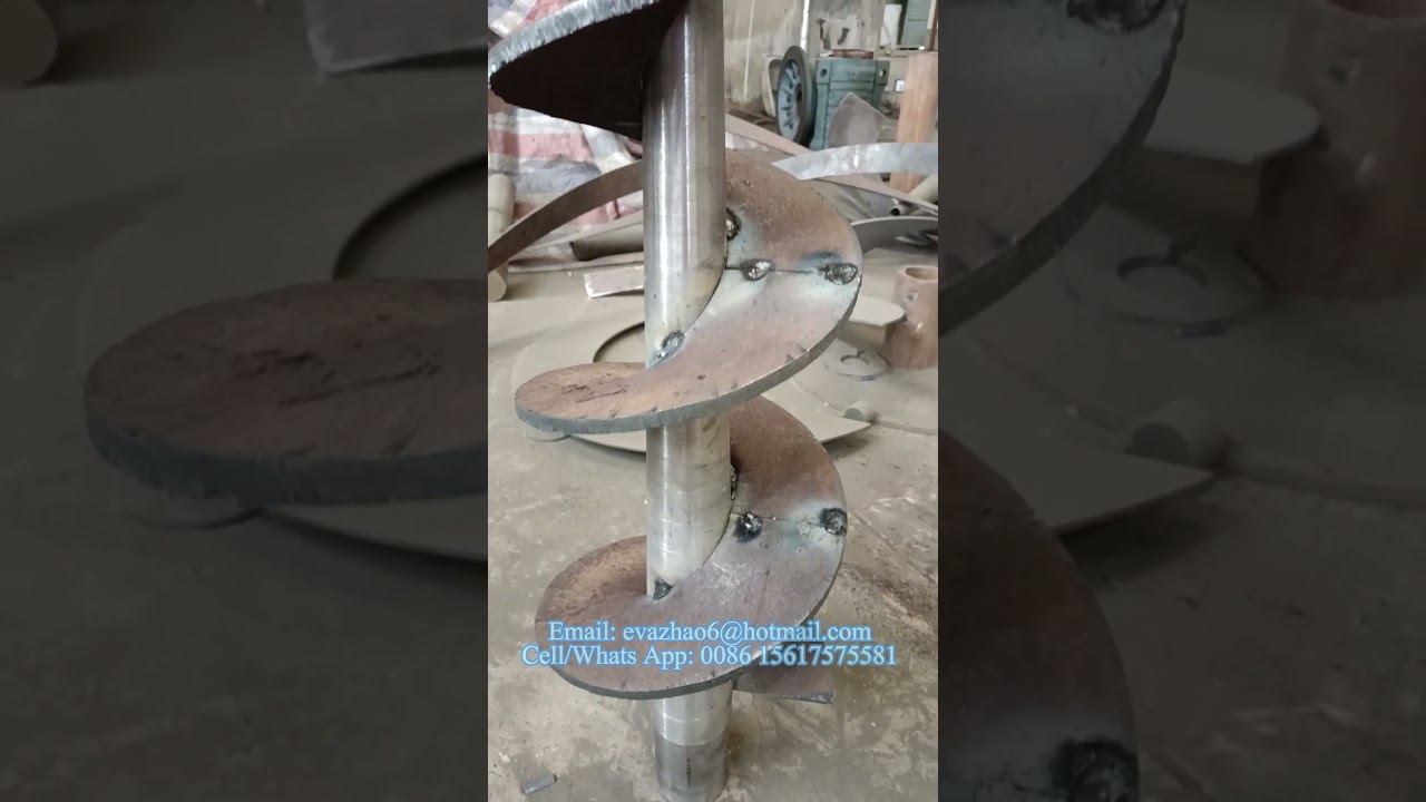 Sectional Helix Flights, Auger Blade for Screw Conveyor #auger #flight #screwconveyor