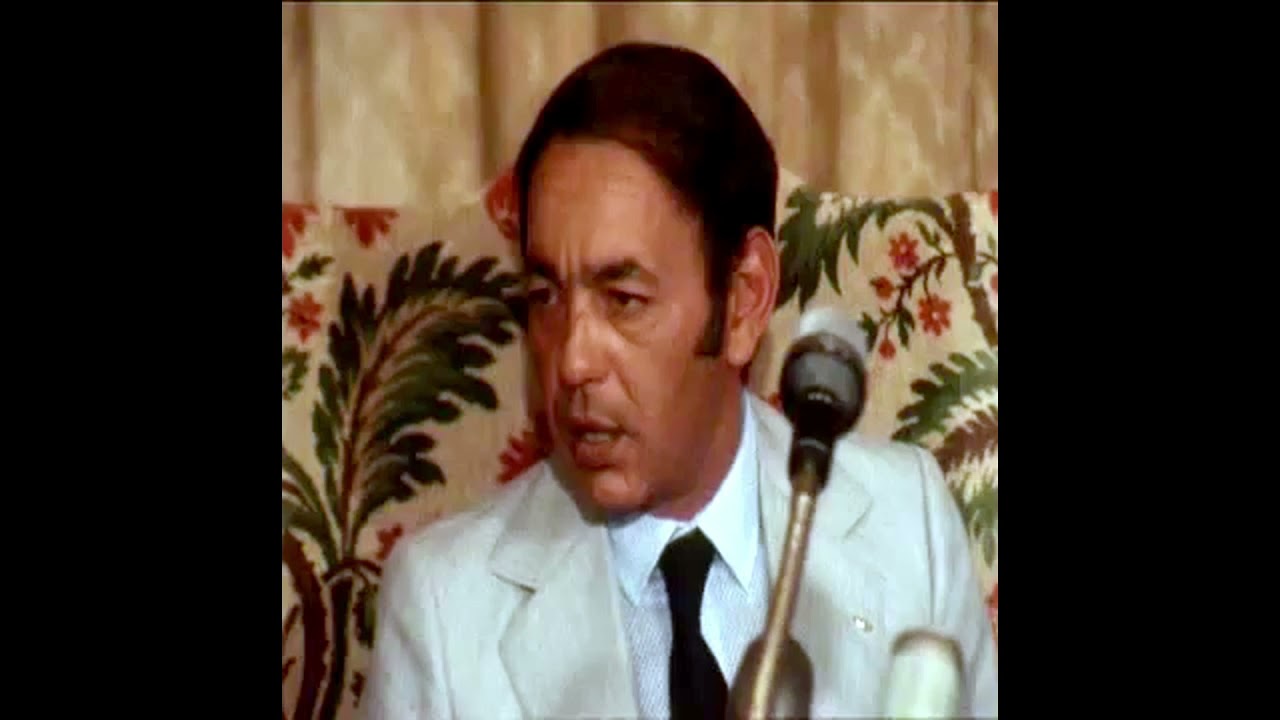 Hassan II sur les raisons de non-participation du Maroc &agrave; la coalition Arabe contre Isreal 1970