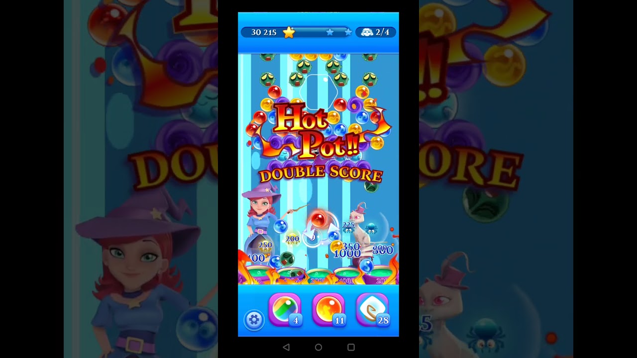 Bubble Witch 2 Saga - Level 4495 Gameplay