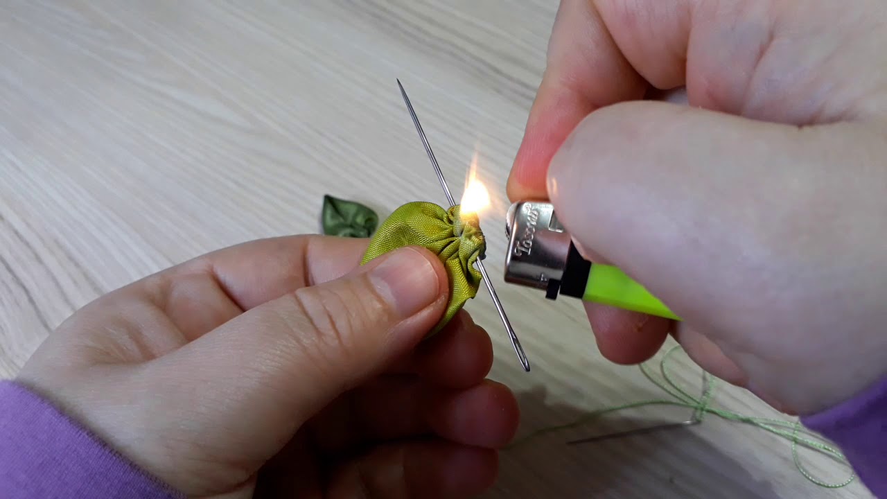 #Yaprak Yapımı -Kurdela Nakışı -Leaf Making-Ribbon Embroidery