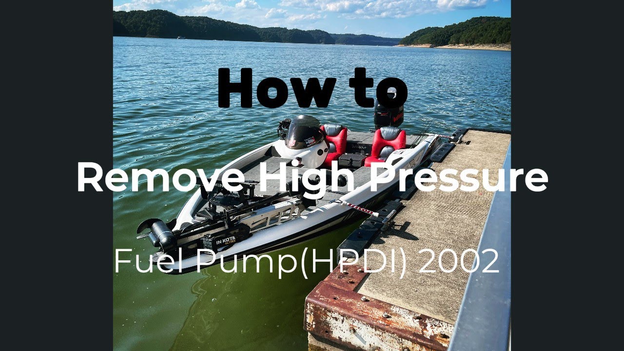 How to remove high pressure fuel pump 2002 yamaha 200 hpdi.