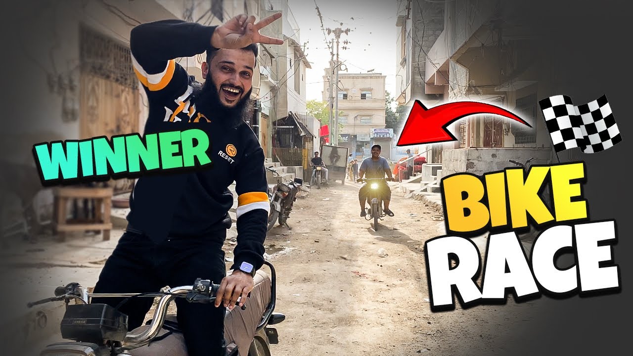 Bike Race jeet gaya aaj 😂 Fahad Bhai Official