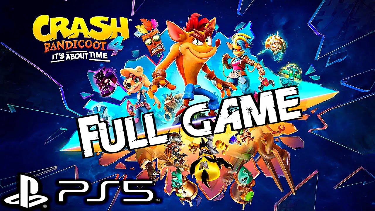CRASH BANDICOOT 4 PS5 Gameplay Walkthrough FULL GAME (4K 60FPS)