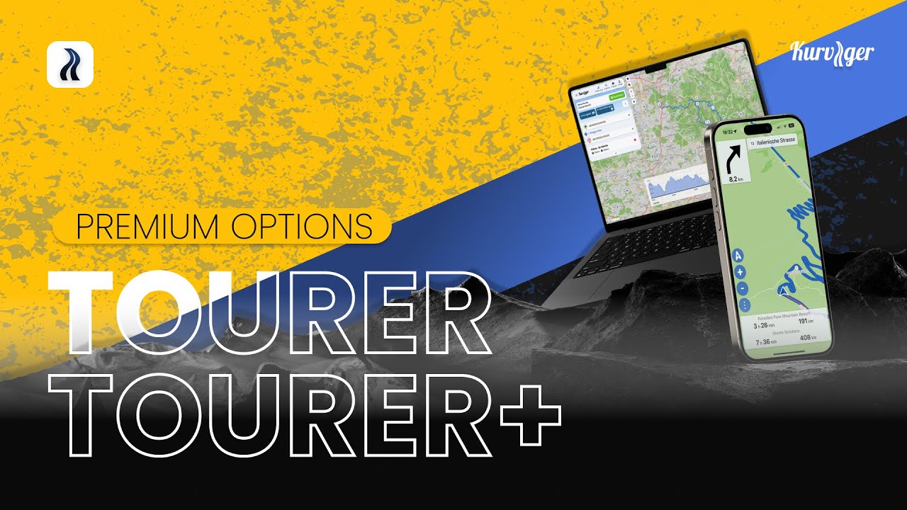 Kurviger Explained &ndash; Premium Options (Tourer and Tourer+)