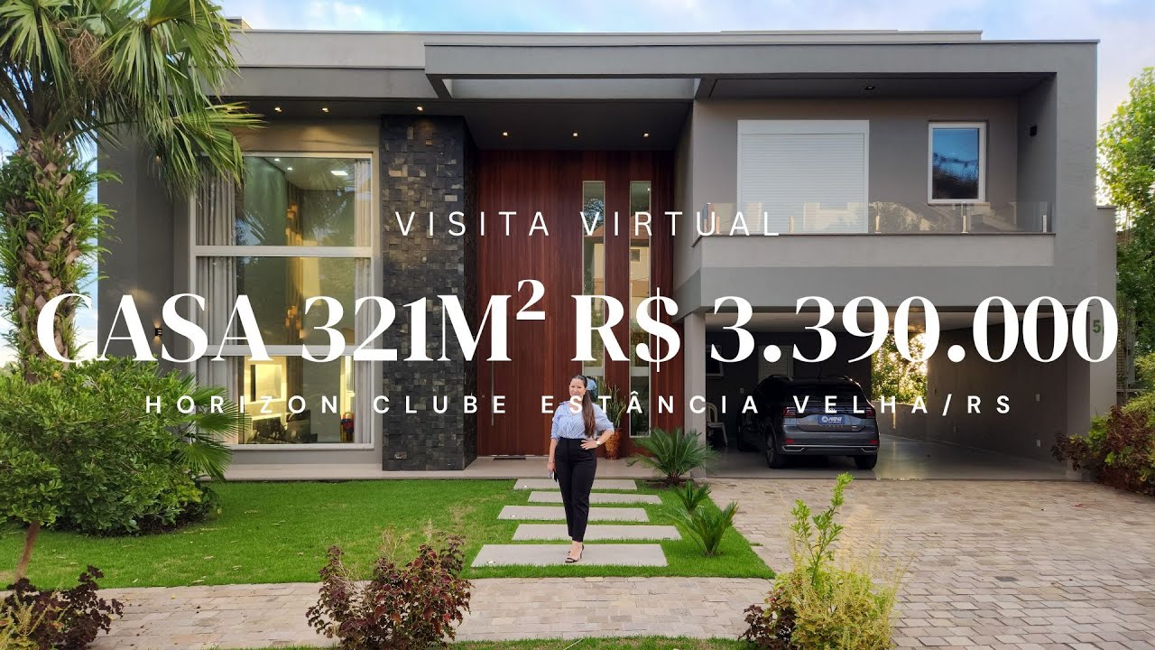Casa no Horizon Clube Residencial em Estância Velha/RS R$ 3.390.000