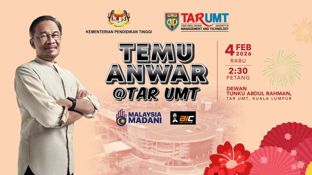 [LIVE] Sesi Temu Anwar @ TAR UMT - 4 Februari 2026