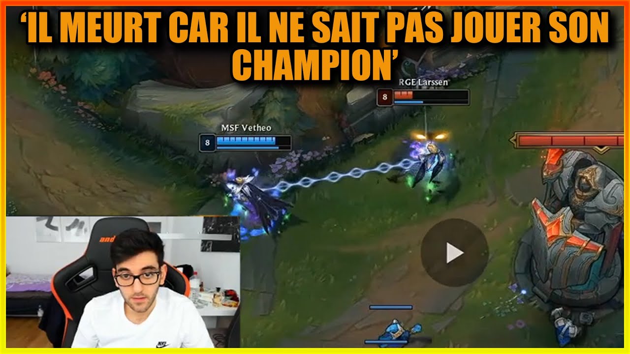 NISQY R&Eacute;AGIT AU SOLO KILL DE VETHEO SUR LARSSEN (ET LE FLAME 😂)