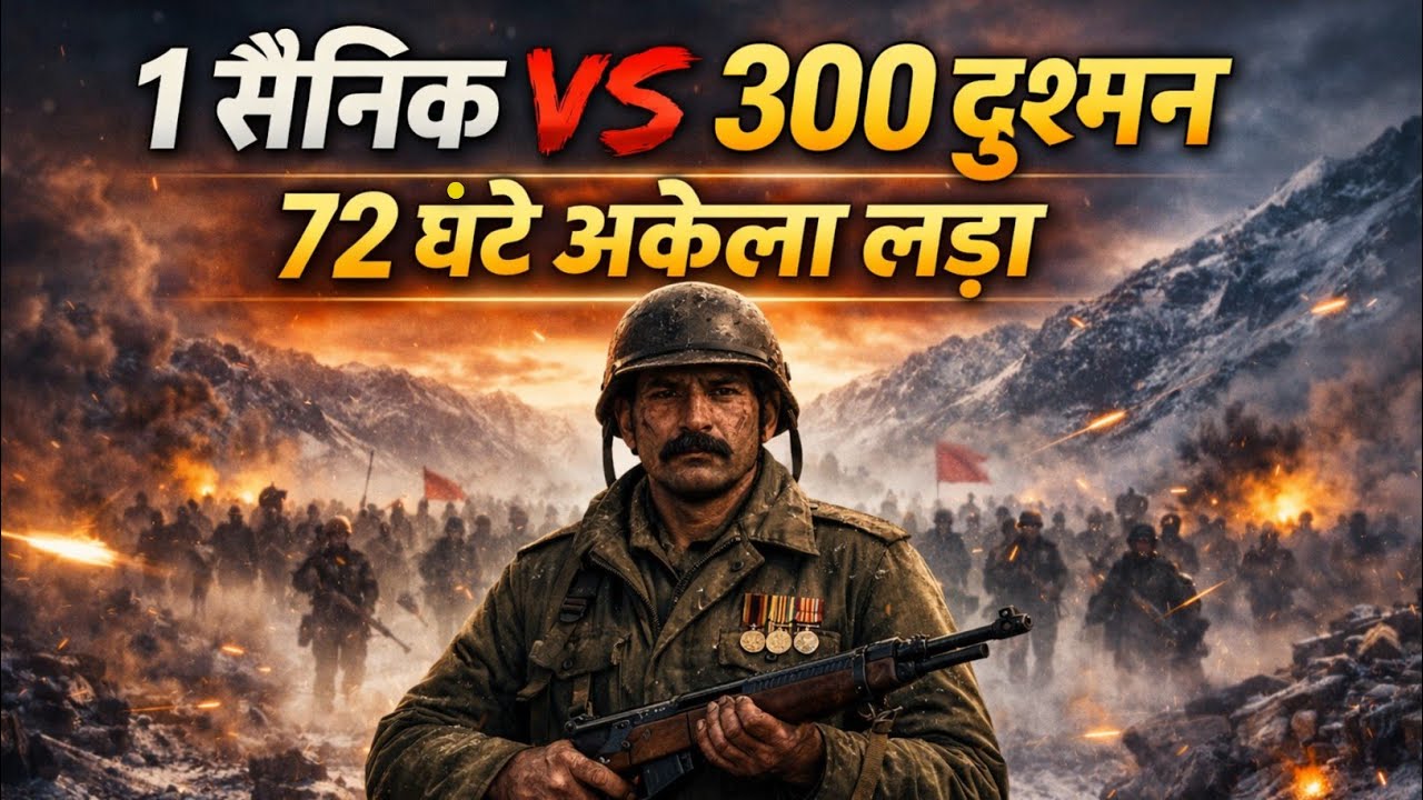 300 Enemies vs 1 Indian Soldier 😳 | Story of Jaswant Singh Rawat | 2D Animation