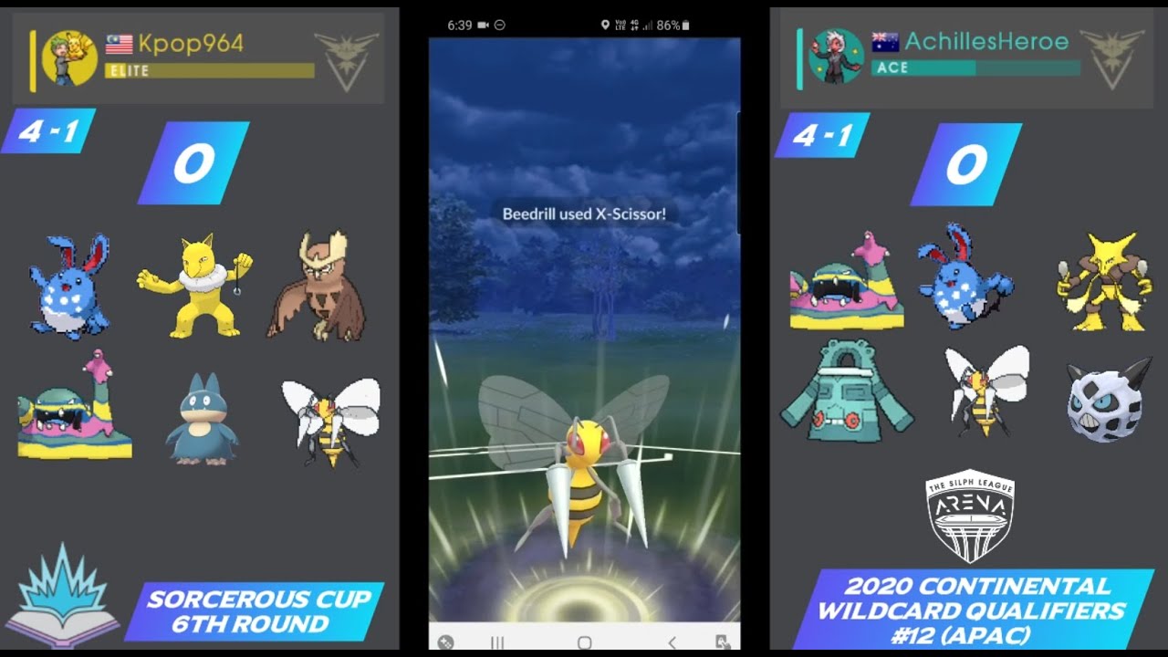 2020 Continental Wildcard Qualifiers #12 APAC (5-2) | Silph Arena | Pokémon Go PvP | Sorcerous Cup