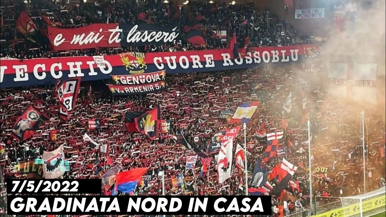 GRADINATA NORD IN CASA || Genoa vs Juventus 7/5/2022