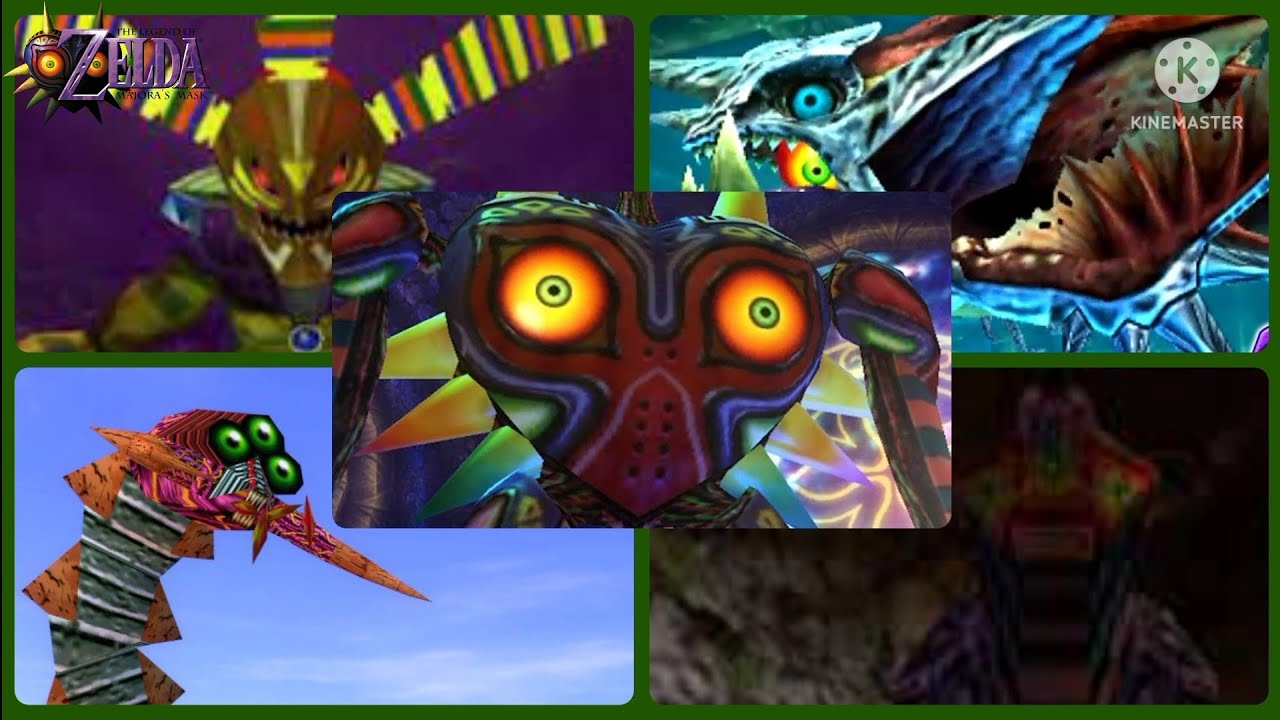 The Legend of Zelda  Majora's Mask - Todos los Jefes en Español // N64