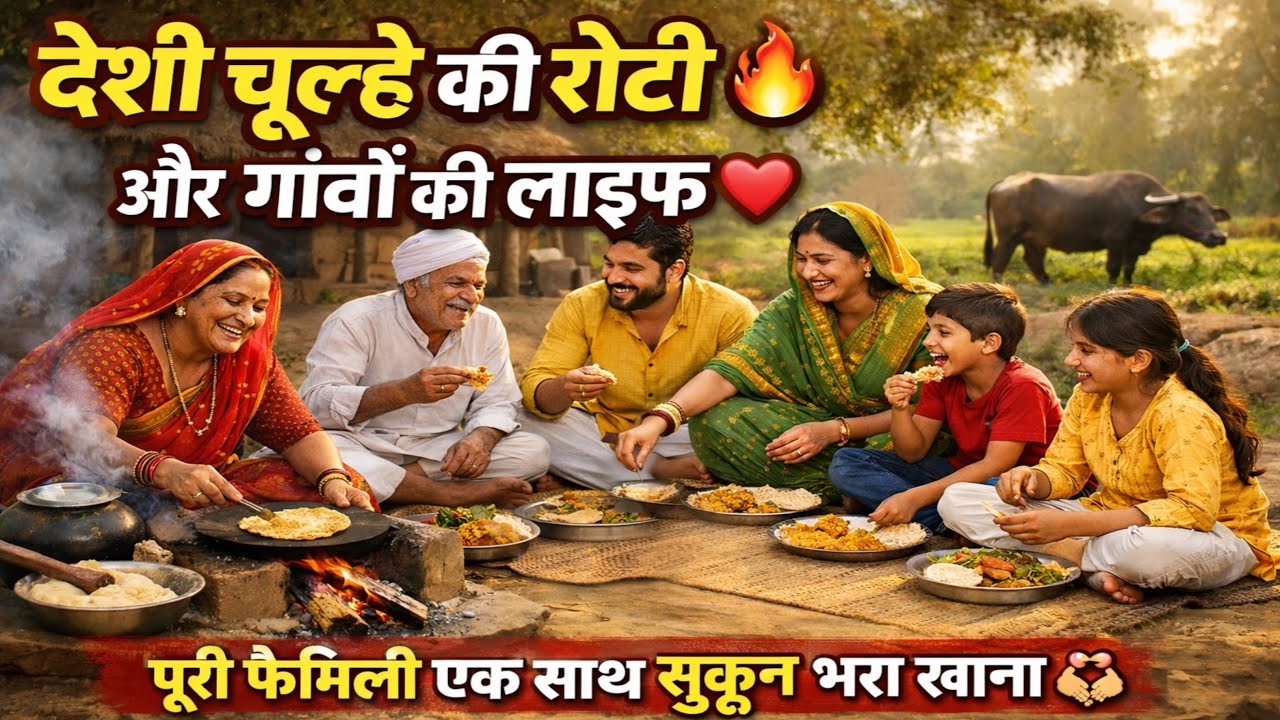 गावकी शकुन भरी जिंदगी | गांव में कैसे बनाते हे खाना// LIVE 🔴