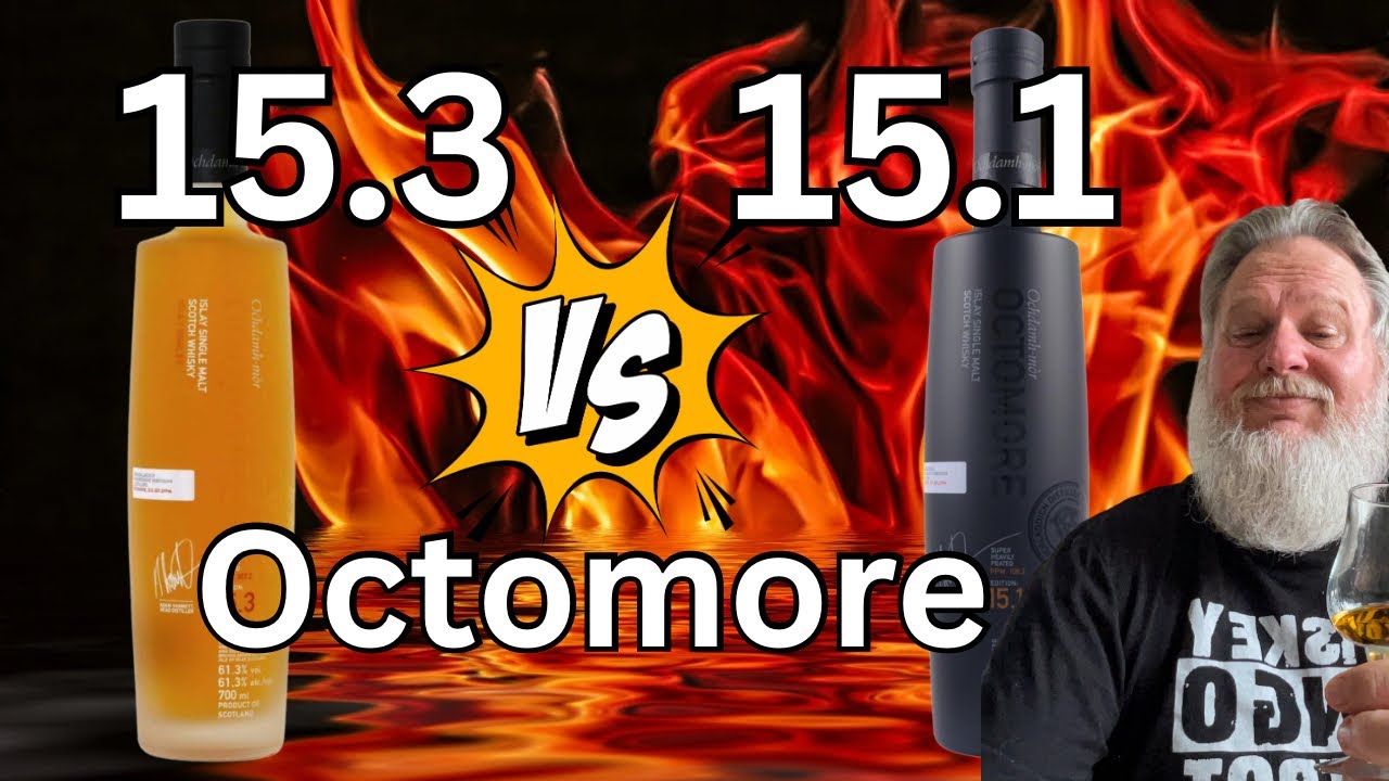 Octomore 15.3 vs 15.1 peated whisky 2025| Whisky review