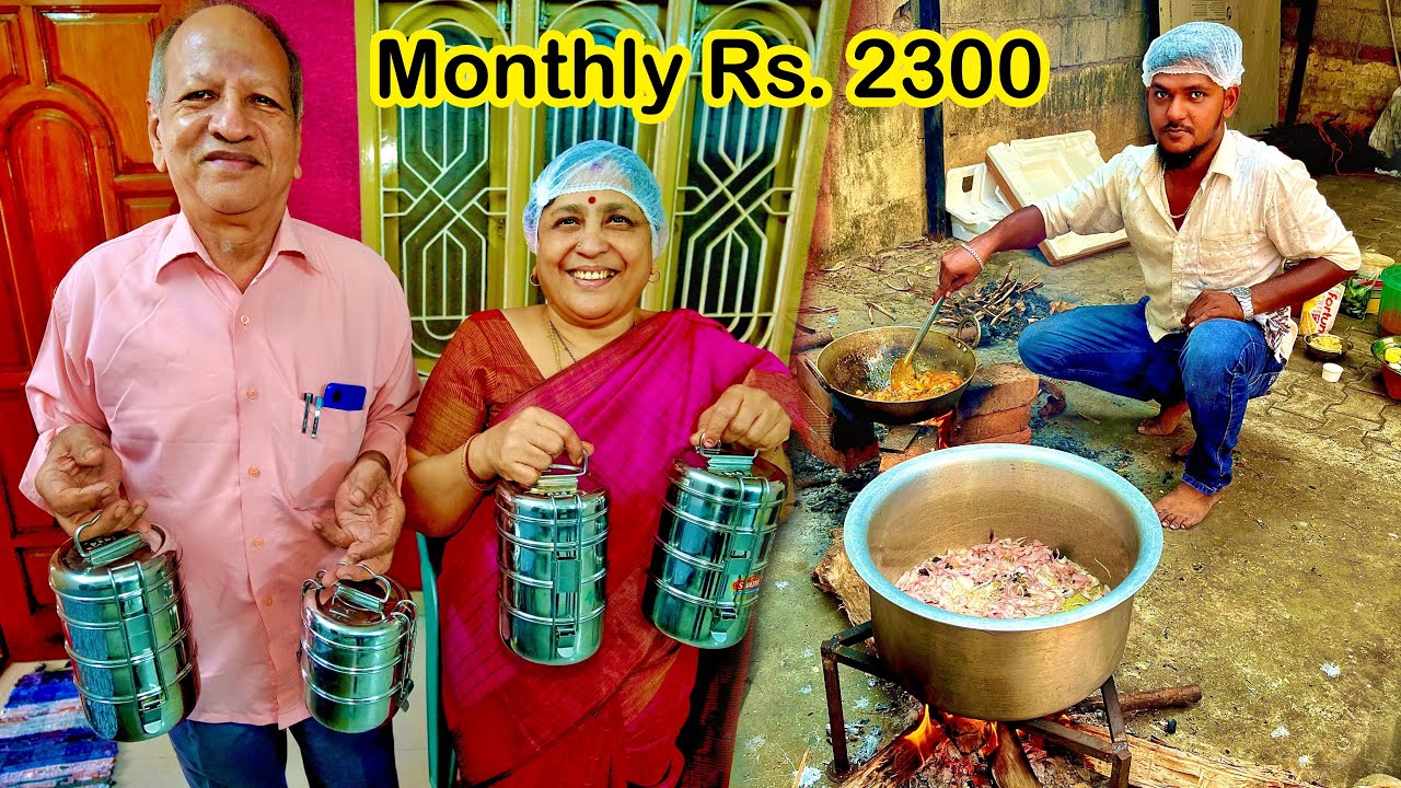 மூன்று வேளையும் வீடு தேடி வரும் விறகடுப்பு Lunchbox சாப்பாடு Ammama's Cloud Kitchen- Karthiks View