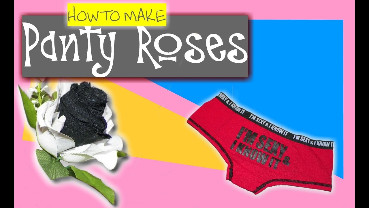 NEW! How to Make Longerie (Panty) Roses -DivineKrystal-
