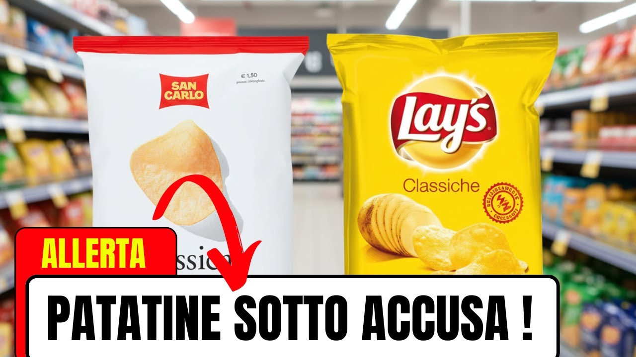 Quanto SALE ti ritrovi nelle PATATINE SAN CARLO e LAY'S?