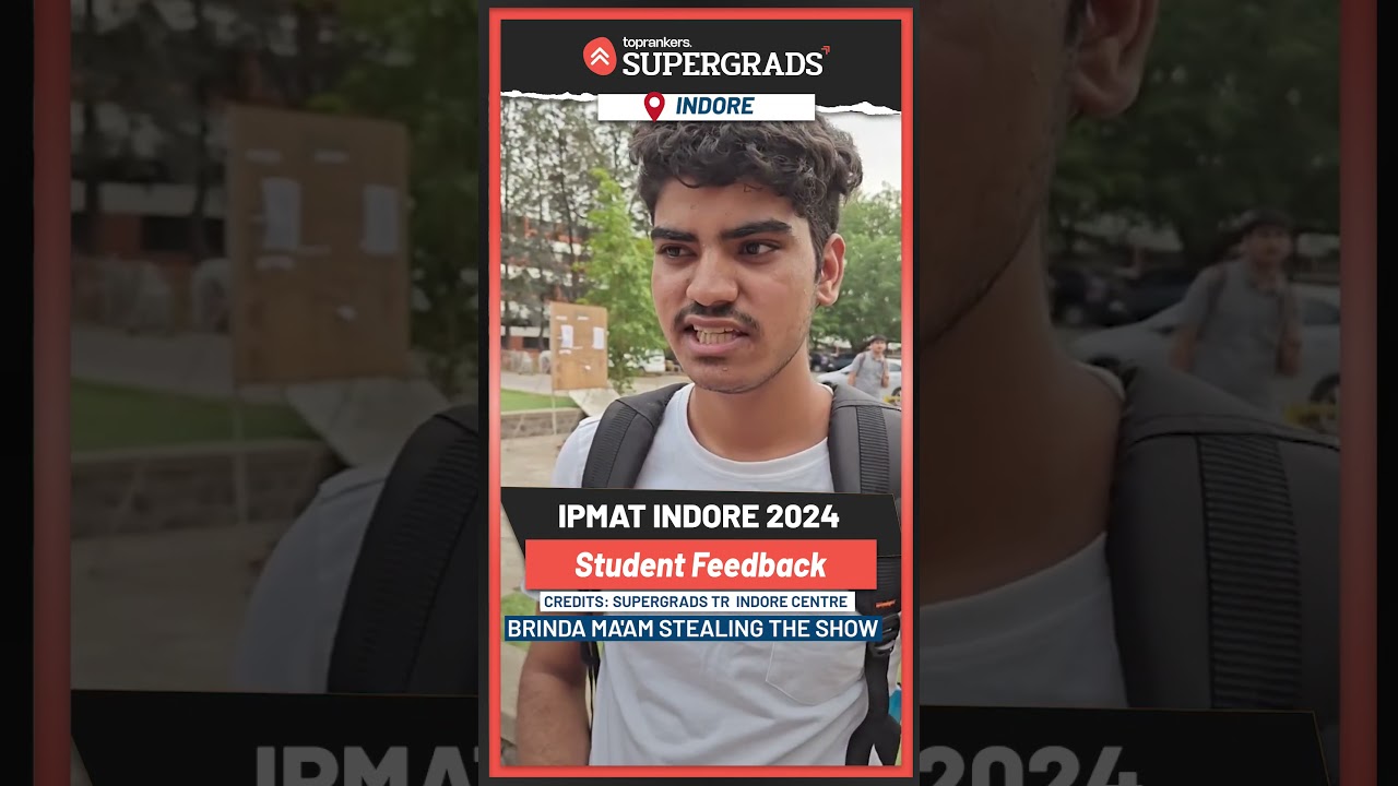IPMAT Indore 2024 Exam 📢| Live Students Reaction Outside Exam Centre | From Indore Centre #shorts