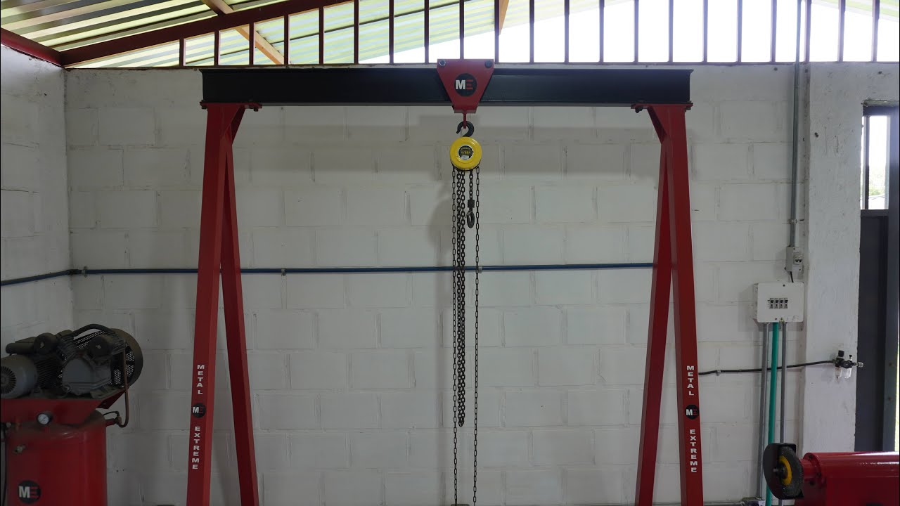 Medidas Y Materiales Para Fabricar Una Grúa De Pórtico