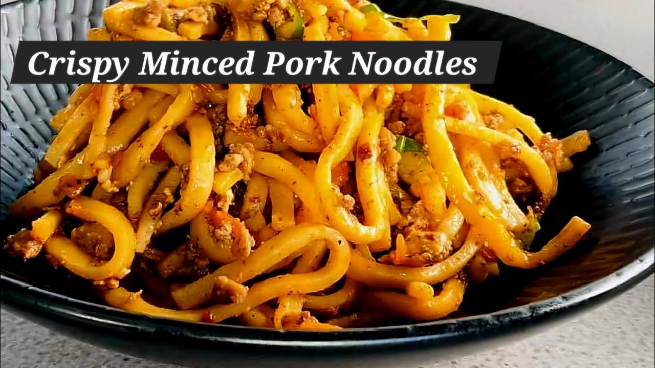 Crispy Minced Pork Noodles | Dota’s