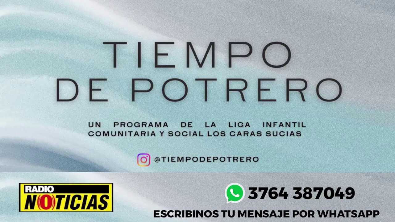 17:00 a 18:00 |  TIEMPO DE POTRERO