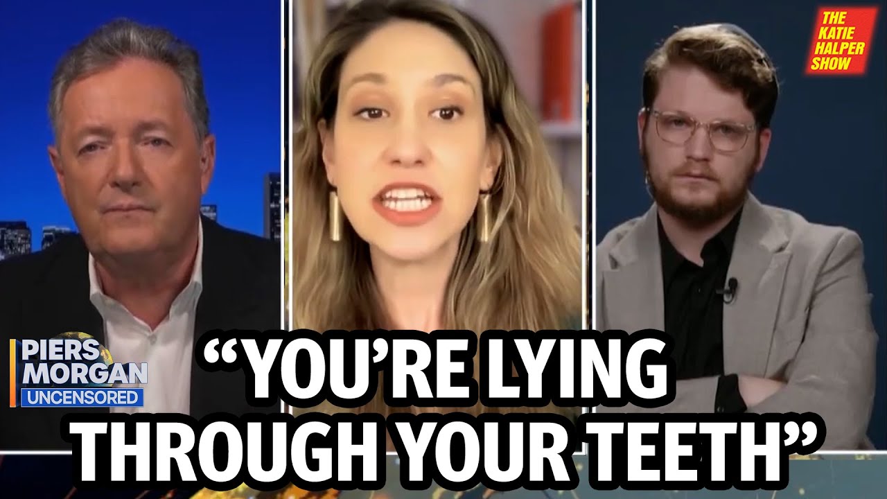 Katie Halper HUMILIATES Prager U Zionist on Piers Morgan