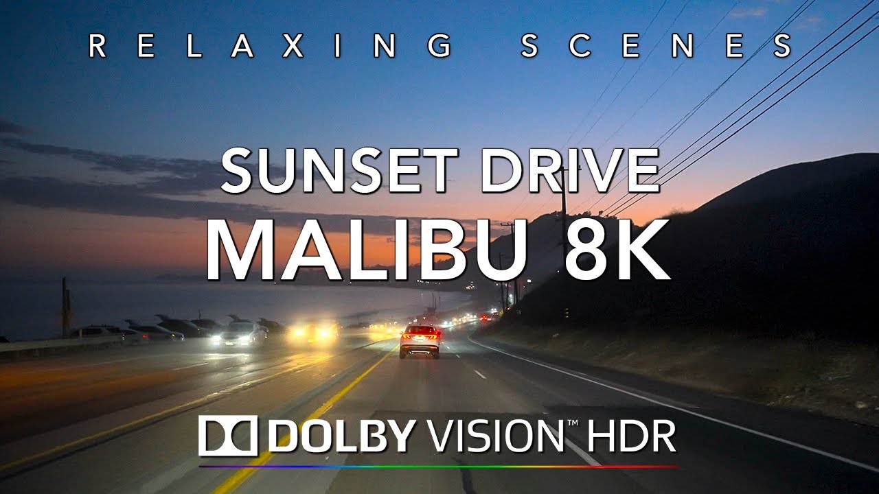 Driving Malibu 8K HDR - Downtown LA to Malibu on PCH