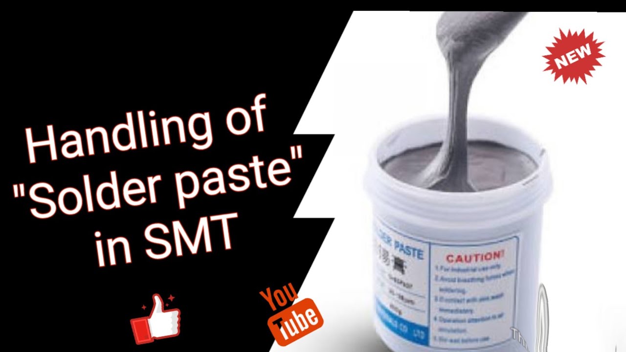 Handling of Solder paste in SMT floor. ( Electronics manufacturers) Part-3