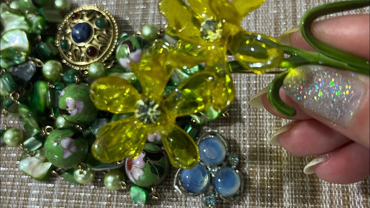 # 394 Распаковка! Купила пакетик украшений под ремонт! Удачные находки! Vintage jewelry! 